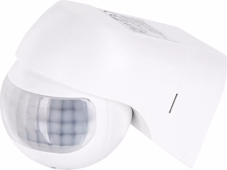Mini rivelatore di movimento IR a struttura IP44 - adatto ai LED