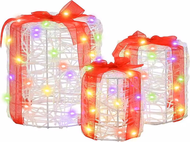 Decorazione Scatola Regalo 3 pcs colorato 20 x 20 x 21 cm