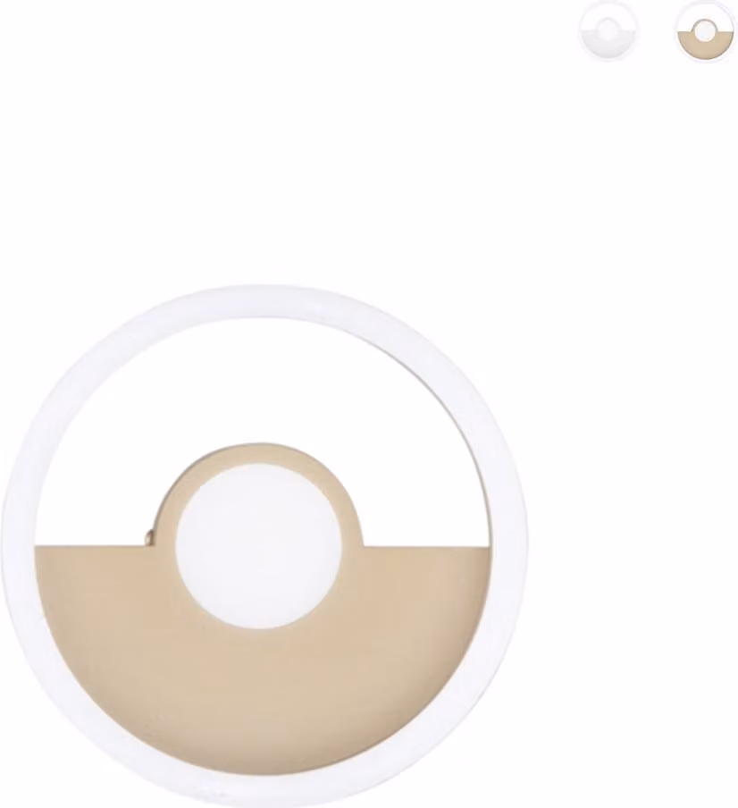Plafoniera KANDINSKY LED in oro 14W con funzione CCT 20 cm.