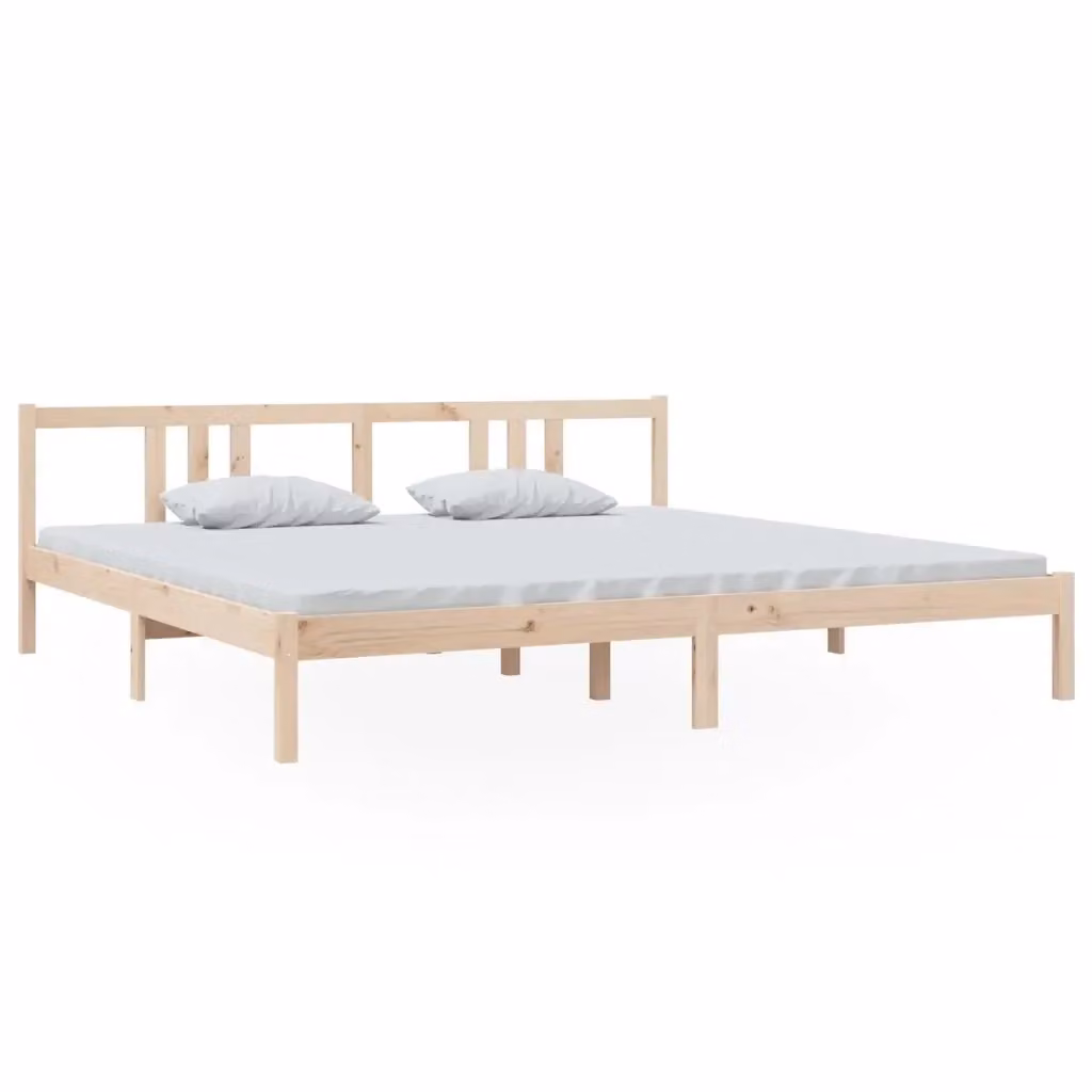 Giroletto vidaXL in legno massello di pino non trattato con doghe fisse, L/P/H: 200 x 200 x 205,5 cm – 2