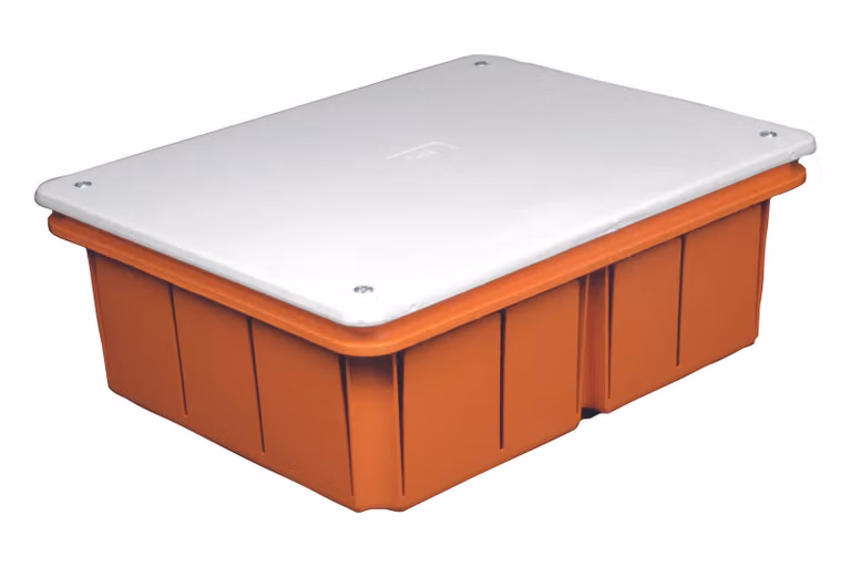 Cassetta di derivazione da incasso muro 198x153x70mm con coperchio e viti IP40 FAEG - FG10214