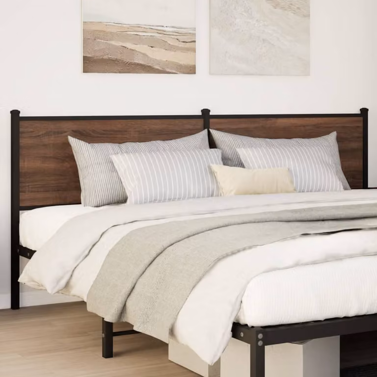 vidaXL Testiera di Ricambio Rovere Marrone 200 cm Legno Multistrato