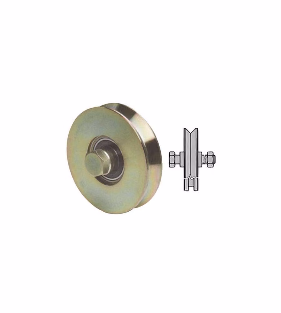 Ruota Cancelli Gola V 100                   300 Fc