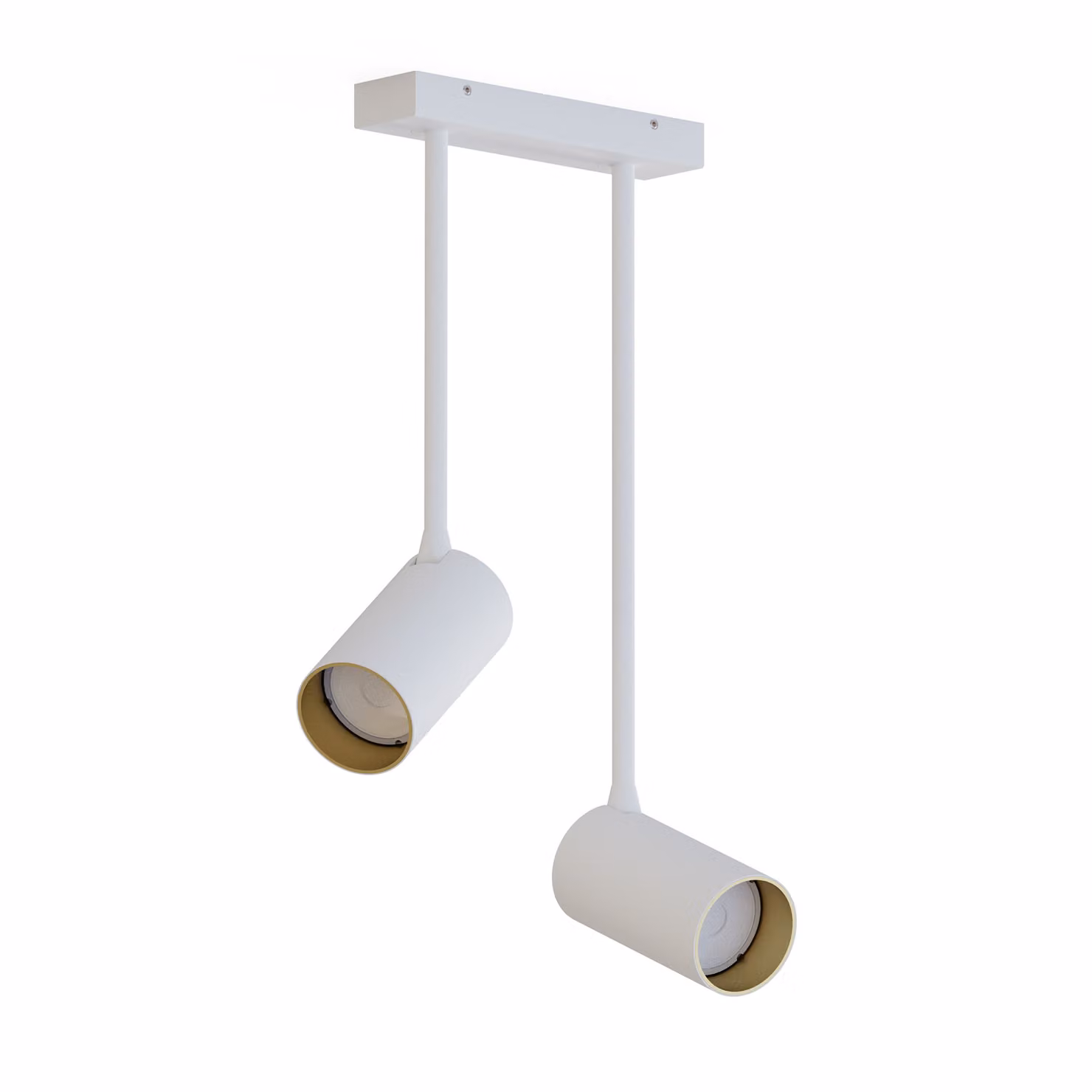 Faretto spot MONO bianco 2xGU10x10W in metallo, dimensioni: 41x7x31 cm, IP20, Nowodvorski Lighting
