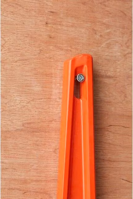 Livello antishock MLH arancione con design ergonomico e libellazione orizzontale-verticale, Lunghezza: 40 cm