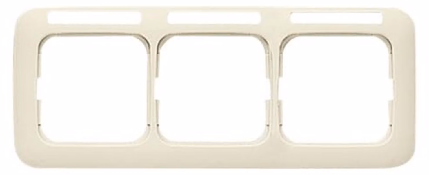 Telaio Busch-Jaeger a 3 ingressi bianco 1733 NS-212