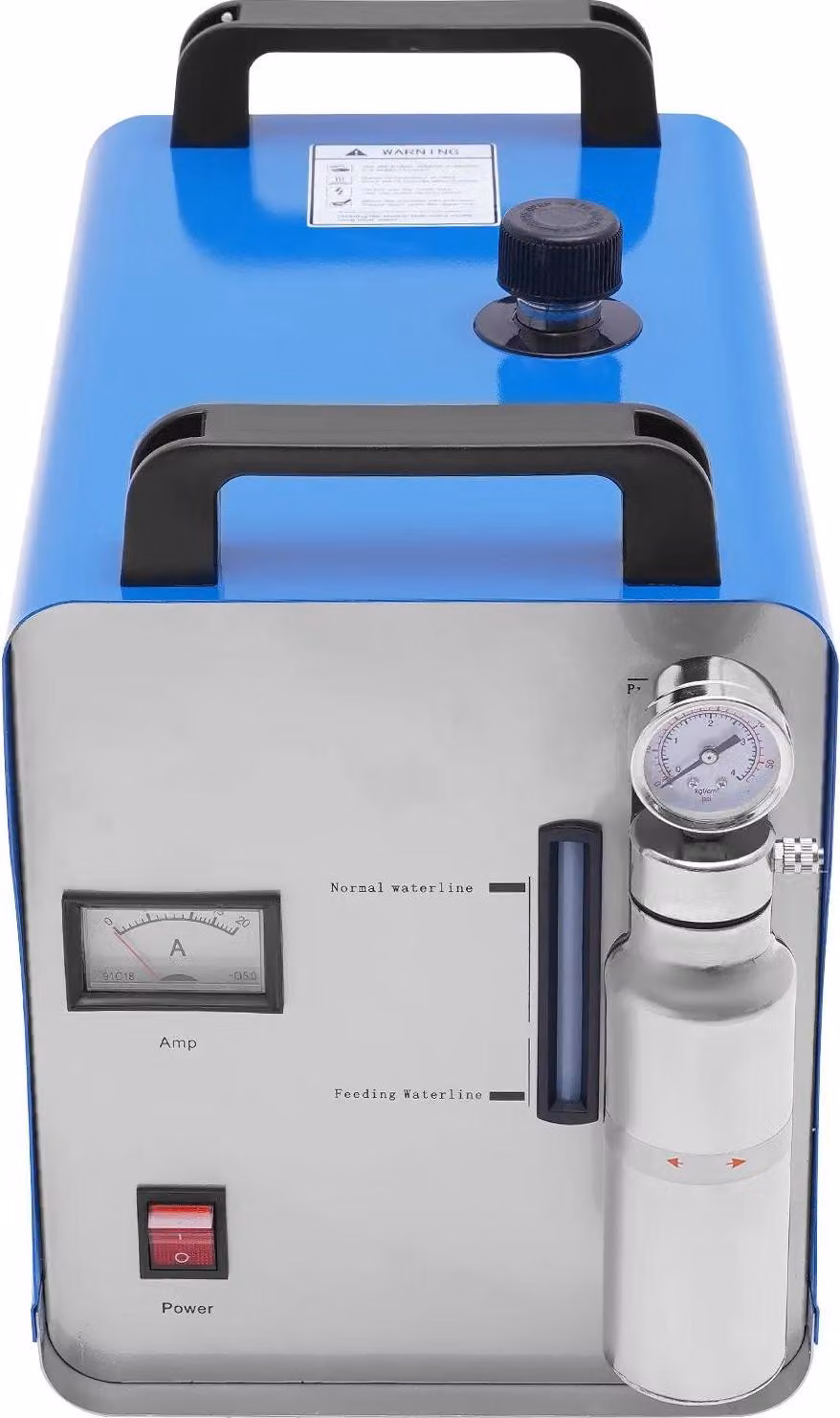 Generatore di idrogeno e ossigeno (HHO) - Saldatrice ad acqua - Portata: 75/95 litri/ora - Lucidatrice per acrilico con fiamma - Include bruciatore - Oro
