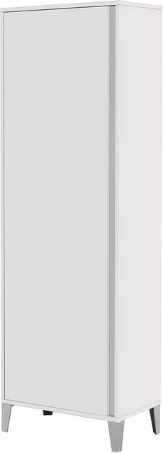 Colonna Bagno Armadio Portascope Mobiletto 1 Anta Feridras Colore: Bianco