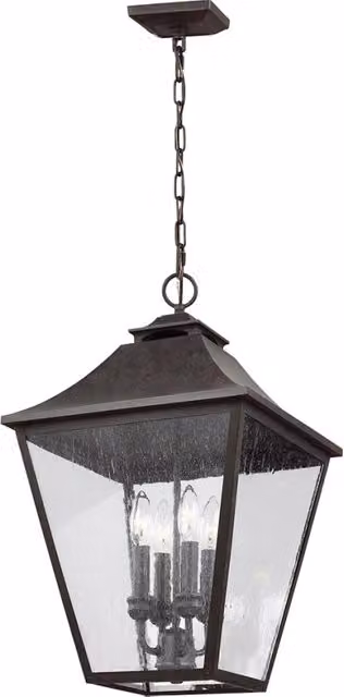 Lampada a sospensione esterna retro Feiss Galena 4xE14 IP44