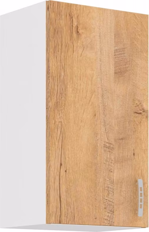 Armadietto superiore da cucina SABRYA - larghezza 40 cm, rovere lefkas / bianco