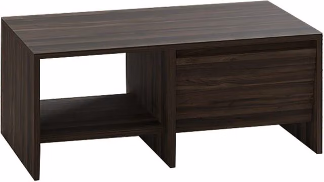 Tavolino in legno "Laris" - 90 x 45 x 35 cm - Marrone