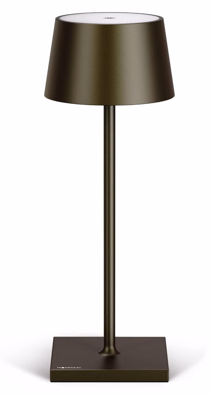 Lampada da tavolo elegante, senza fili - Lampada da tavolo LED - Lampada da tavolo ricaricabile a batteria, dimmerabile con controllo touch - Lampada da tavolo ricaricabile tramite USB-C - Lampada da tavolo a batteria, adatta per l'esterno - Colore: nero