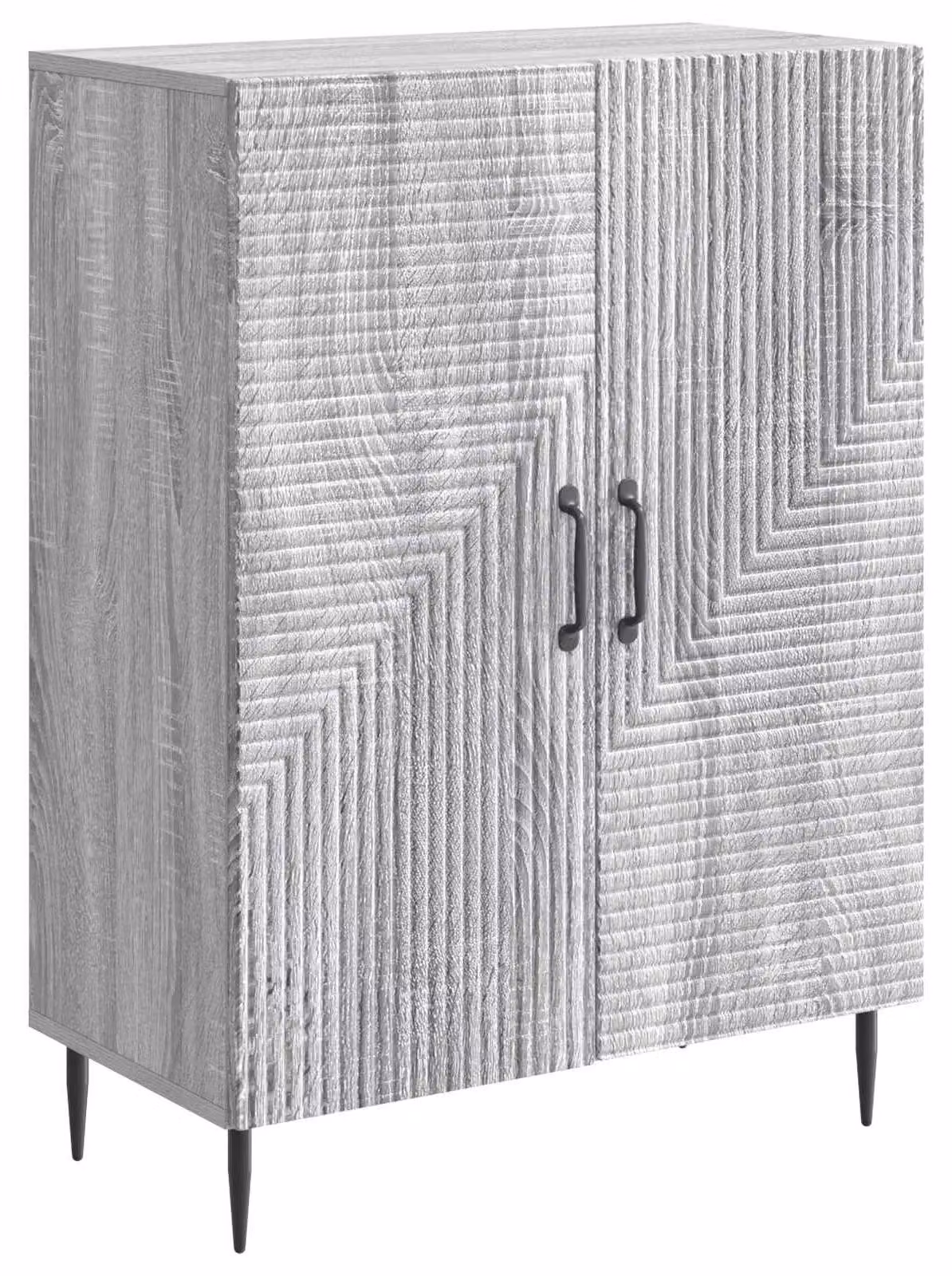 Credenza Grigio Sonoma 66 x 34,5 x 89,5 cm Legno ingegnerizzato
