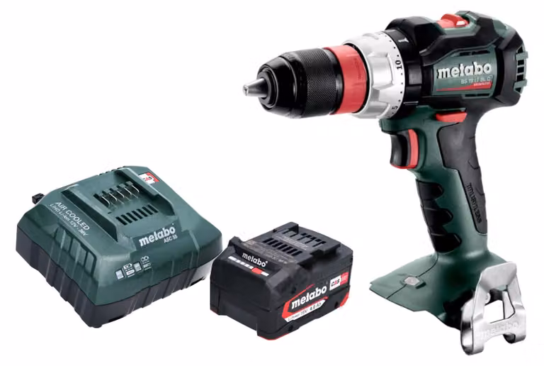 Metabo BS 18 LT BL Q trapano avvitatore a batteria 18 V 75 Nm brushless + 1x batteria ricaricabile 4,0 Ah + caricatore