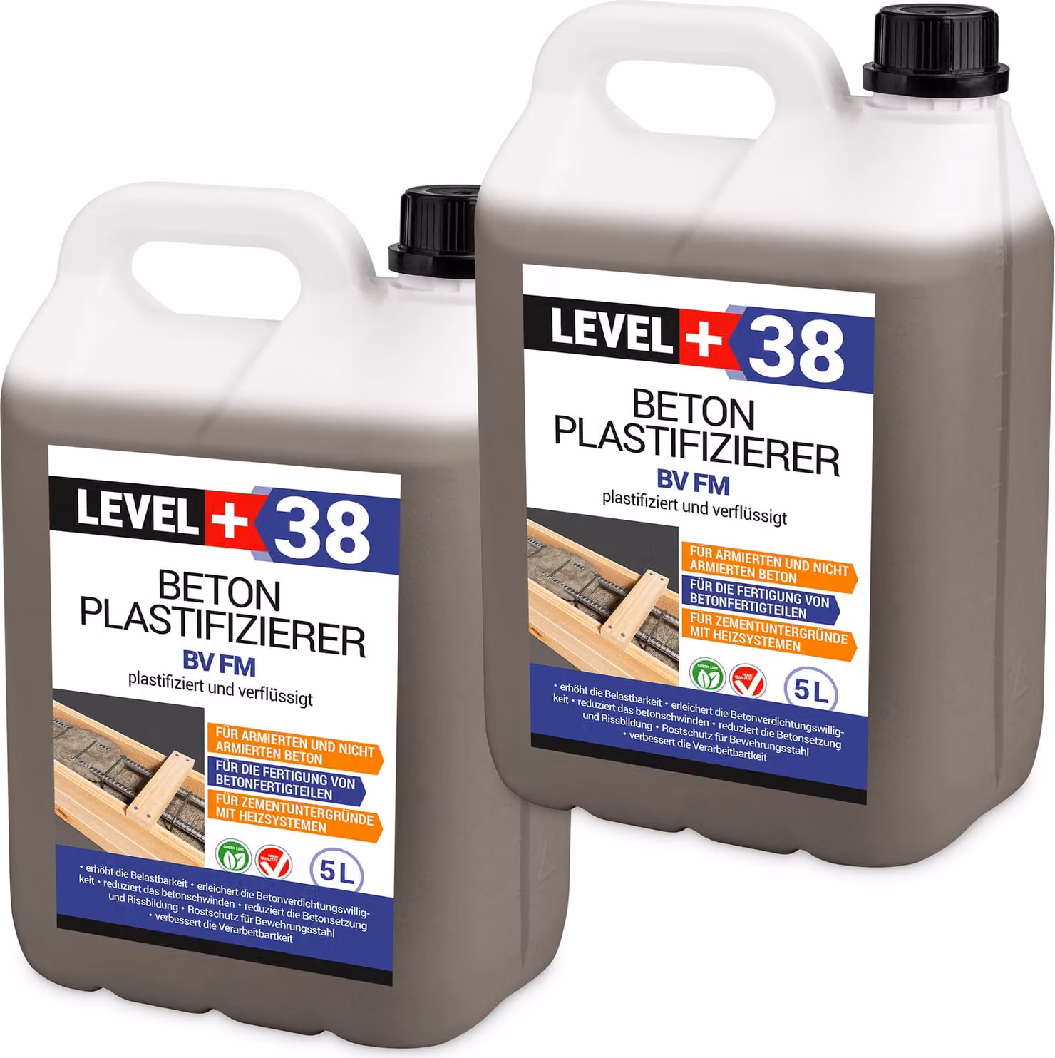 Plastificante per calcestruzzo 10 l plastifica e fluidifica Level+38