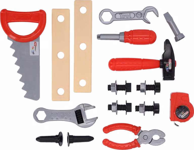 KS TOOLS Set di attrezzi per bambini con valigetta 21 pezzi - 100203