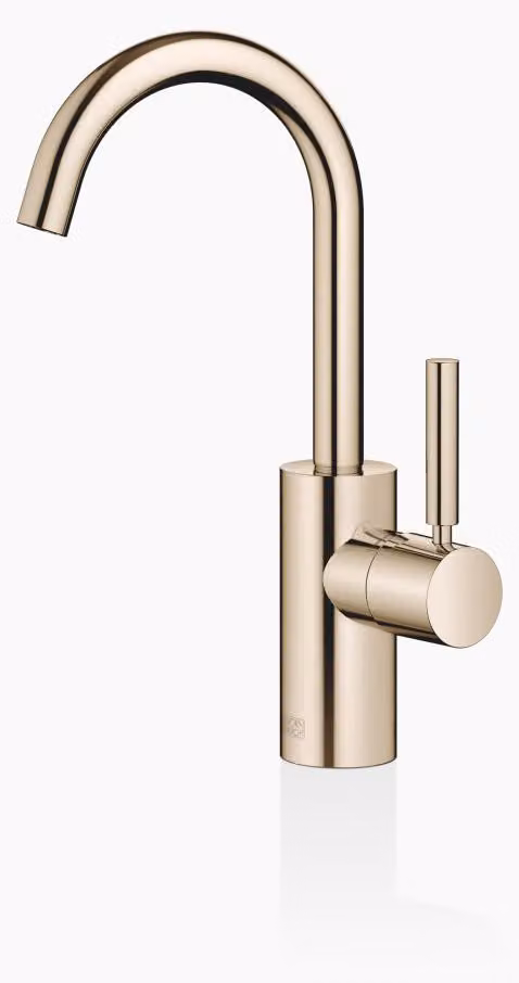 Dornbracht META Mitigeur monocommandé pour lavabos sans vidage, saillie 123mm, bec orientable 360, 33525661-26, 33525661-26