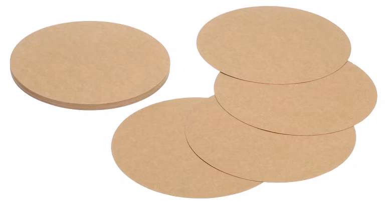 24 cerchi di cartone, diametro 12 cm, carta spessa, accessori per il fai-da-te