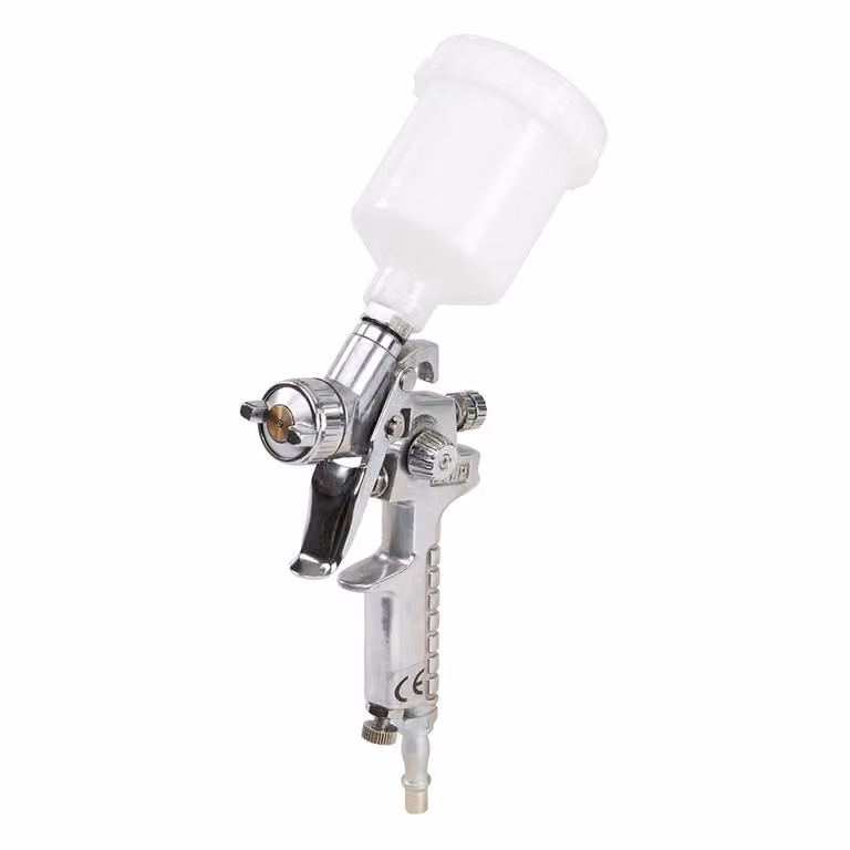 Pistola a spruzzo HVLP con tazza di flusso 100 ml