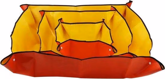 Tre tappetini da giardino impermeabili, perfetti per il balcone e il giardino, 100 x 100 cm / 75 x 75 cm / 50 x 50 cm, tappetino pieghevole per lavori in giardino, accessori da giardino