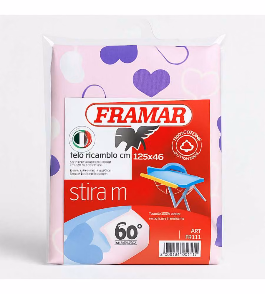 Framar Telo per Asse da Stiro Piccolo Medio 125x46cm - Stira M