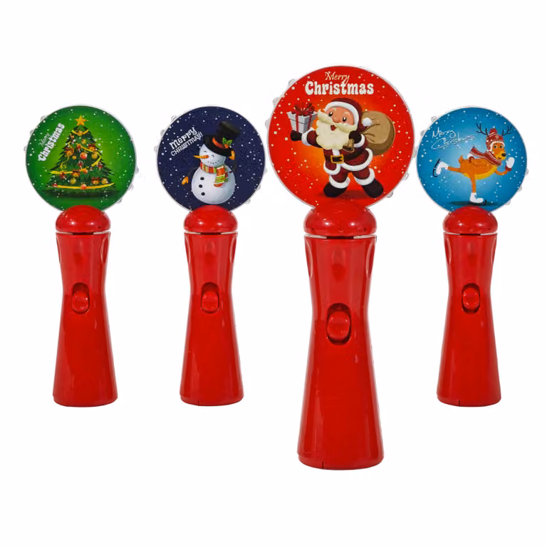 Vestiamo Casa Spinner Natalizio Luminoso Multicolor con Luci LED a Batteria