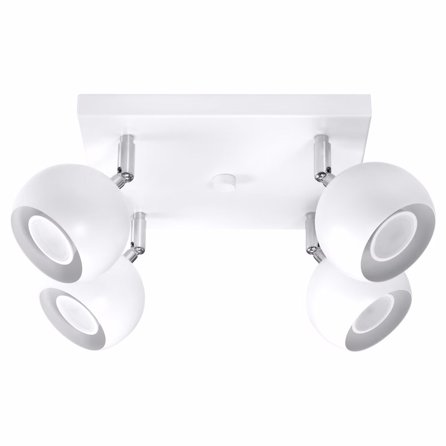 Lampada da soffitto OCULARE 4 bianco 4xGU10 10W acciaio 16x25x25cm Sollux Lighting
