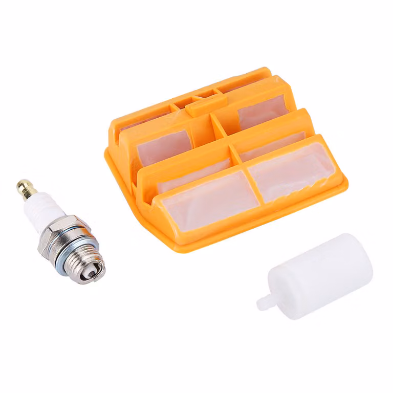 Filtro aria, candela, kit candela, kit filtro aria, kit candela per Husqvarna 445 450, 544 0808002 544080802