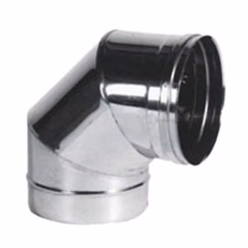 Gomito Inox Settori 90° 20 cm Maral