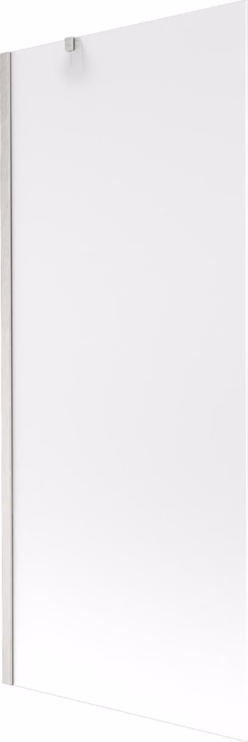 Mexen Next paratia da bagno a 1 anta 80 x 150 cm, smerigliata, nichel spazzolato - 895-080-000-00-30-97