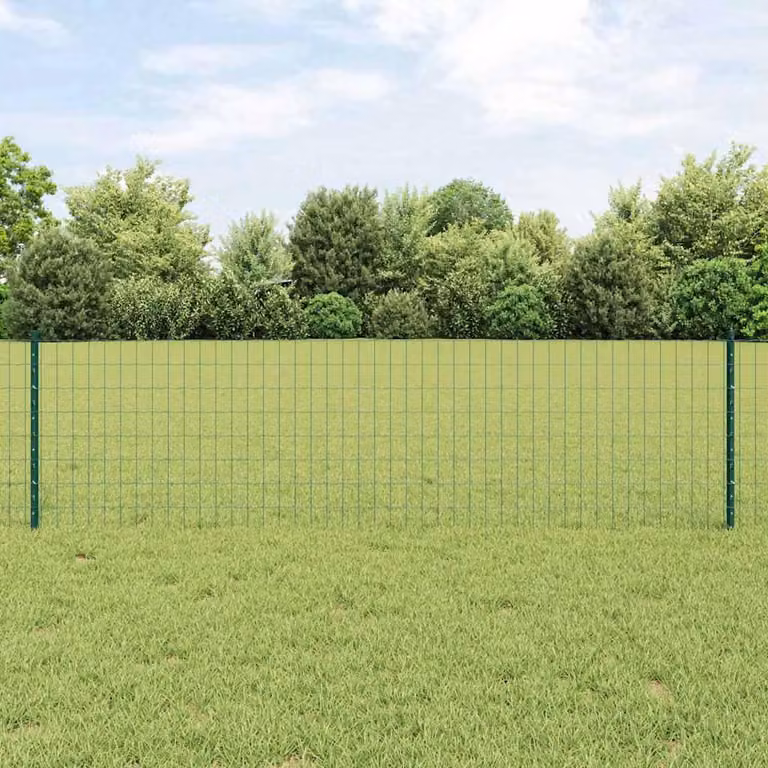 Maison Exclusive - Recinzione con Posto Verde 0,6 x 10 m Acciaio e PVC