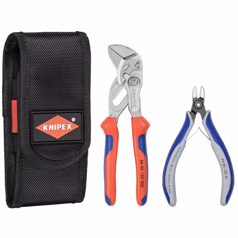 KNIPEX - Pinze - 2 pezzi - in astuccio da cintura