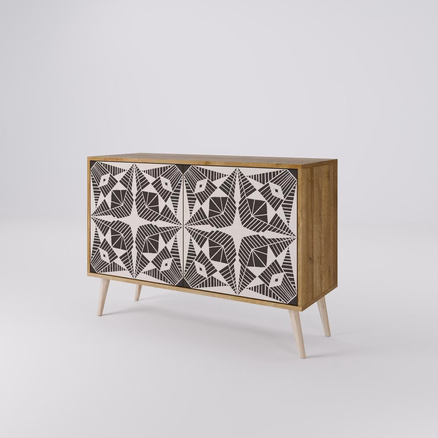 Cassettiera Spacerebels a 2 ante - credenza cassettiera - credenza alta - mobile guardaroba - soggiorno camera da letto - 57,5×111×42 (HxLxP)