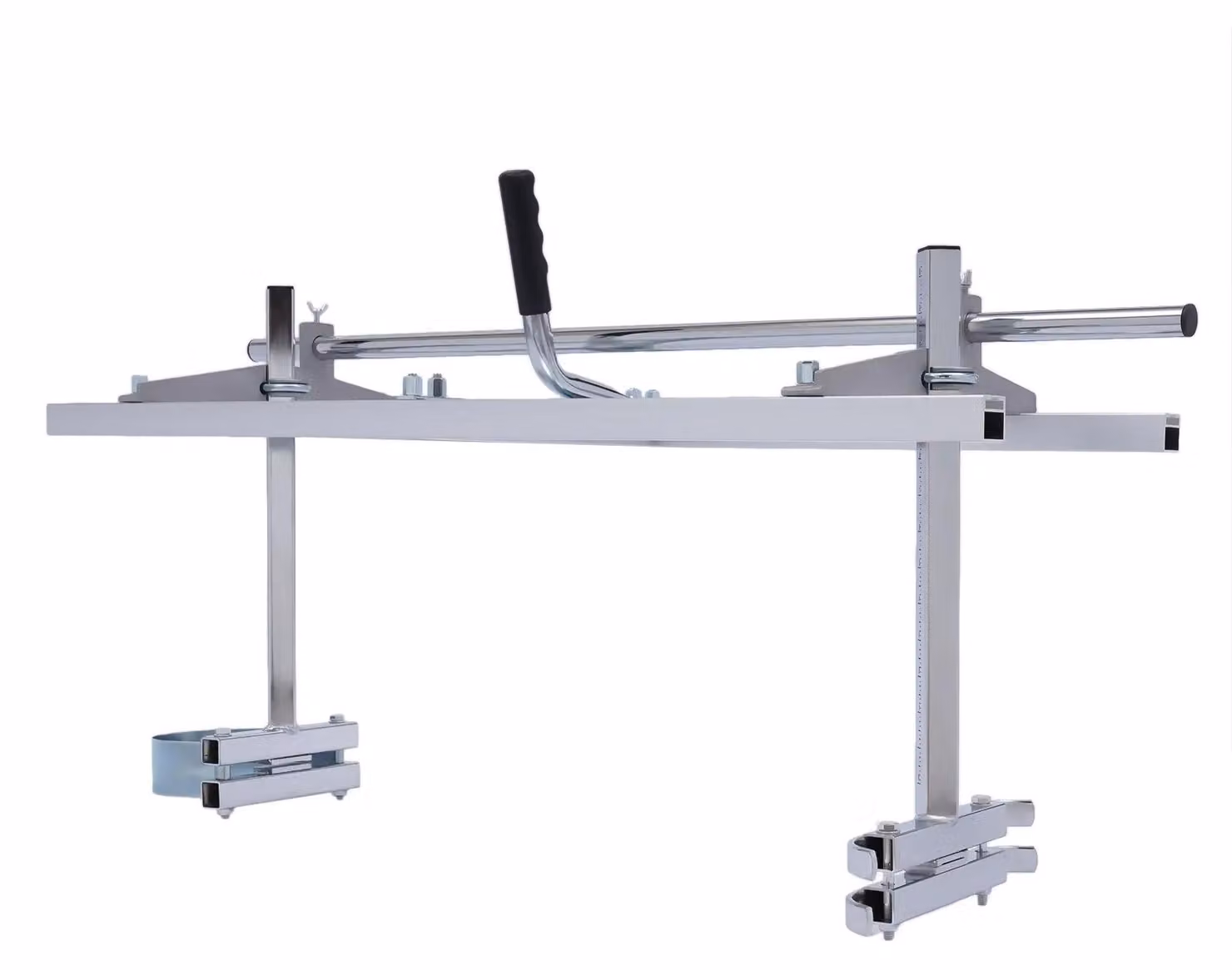 Seghetto portatile per motoseghe - Seghetto per motoseghe trasportabile - Materiale: alluminio - Lunghezza della lama: 35–91 cm - Spessore massimo del taglio: 1,2–30 cm - Larghezza massima: 80 cm - Colore: argento