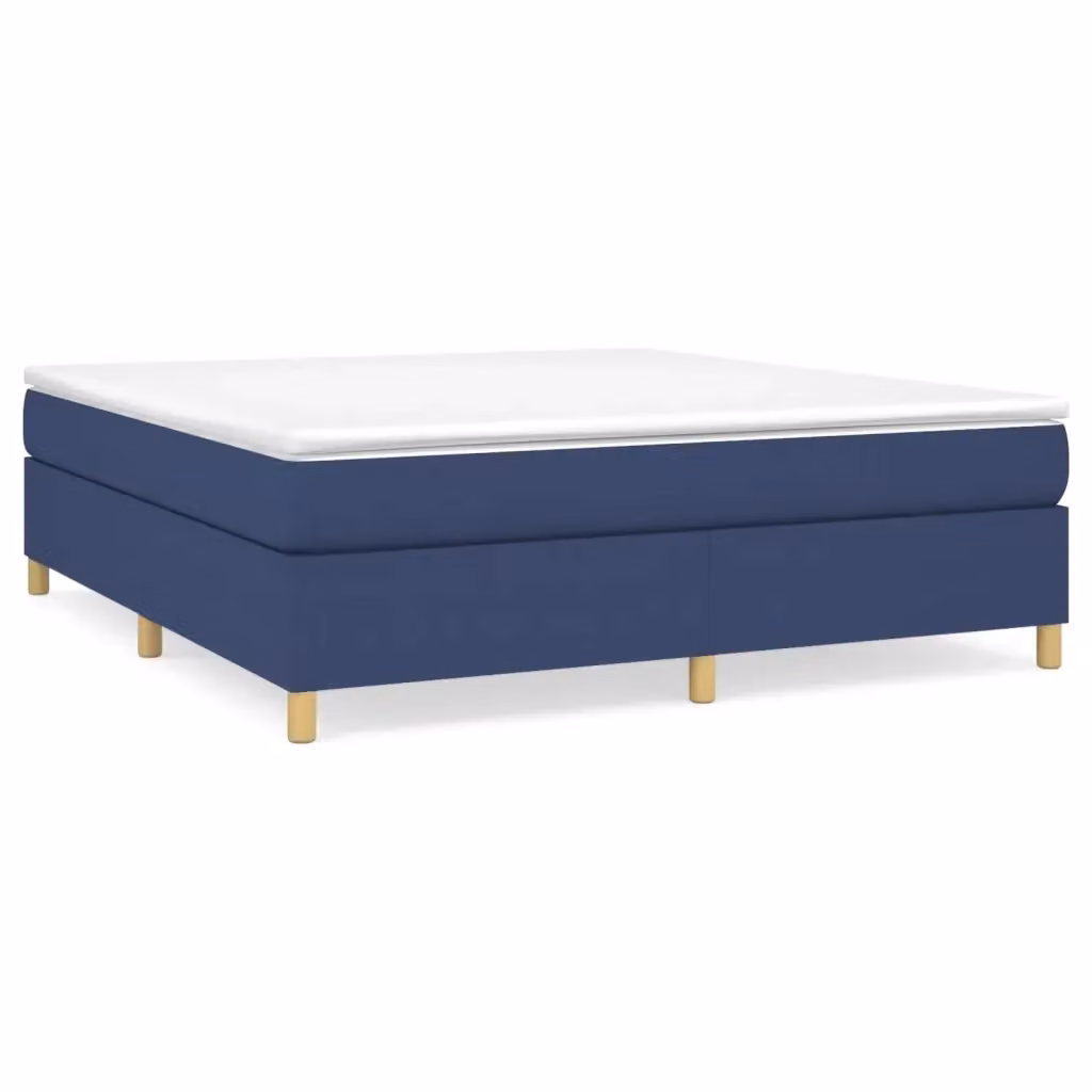 Letto Ibrido con Giroletto a Molle e Materasso vidaXL Blu e Bianco L/P: 180 x 200 cm – 2