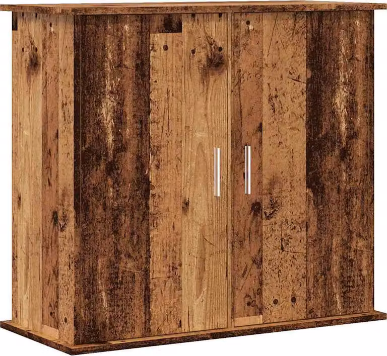 Supporto Acquario 81x36x73 cm in Legno Multistrato Legno Antico