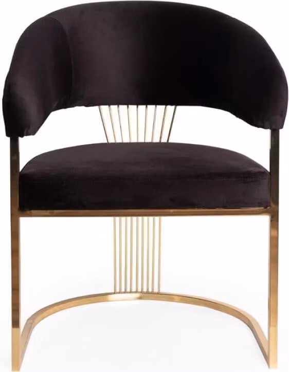 Esszimmer Lehnstuhl Polsterstuhl Stuhl ohne Armlehne Luxus Stühl Wohnzimmer