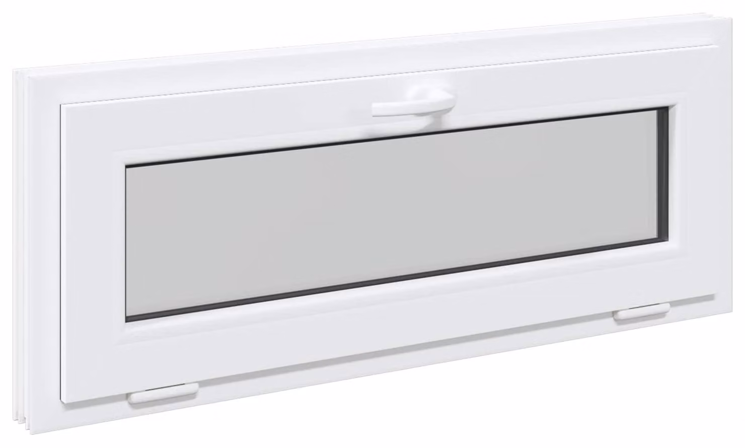 Finestra per Soffitta RISOR 110 x 40 cm PVC e Vetro Bianco