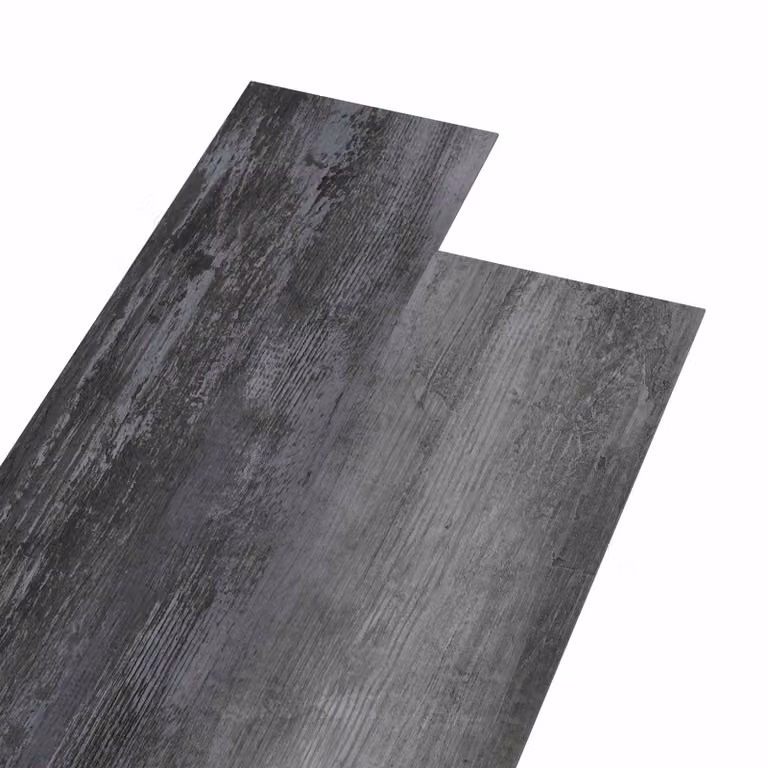 Plance per Pavimenti in PVC Autoadesive vidaXL con Effetto Legno Grigio L: 61,0 cm, P: 30,5 cm, H: 0,5 cm