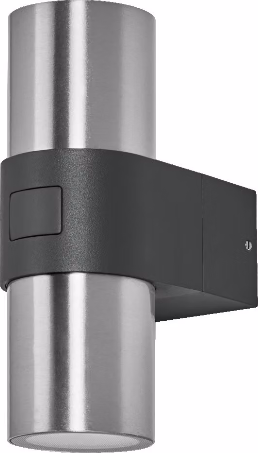 LEDVANCE SMART+ Applique WiFi da esterno, 10W, 800lm, argento, con luce bianca calda (3000K) e 16 milioni di colori, con testa luminosa regolabile, controllabile tramite app, compatibile con Amazon, Google e Co.