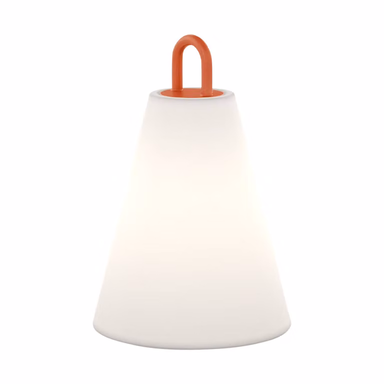 Wever & Ducré Lighting WEVER DUCRÉ Costa 1.0 Lampada decorativa a LED opalina/arancione, Bianco / Opale, Plastica, Moderno