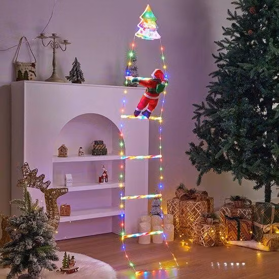 Luci LED per l'albero di Natale, impermeabili, 3 metri, 12 intensità, USB, bianco