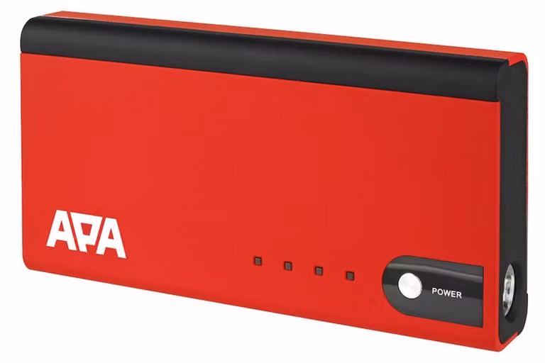 Mini batteria al litio da 200 A - 12 V con lampada da lavoro a LED