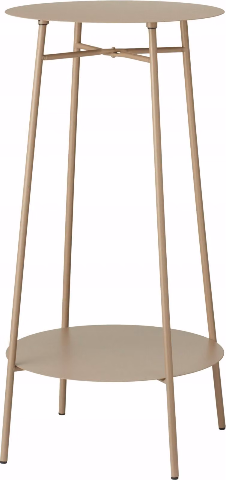 Tavolo alto RENI, Ø 35 x 60 cm, beige