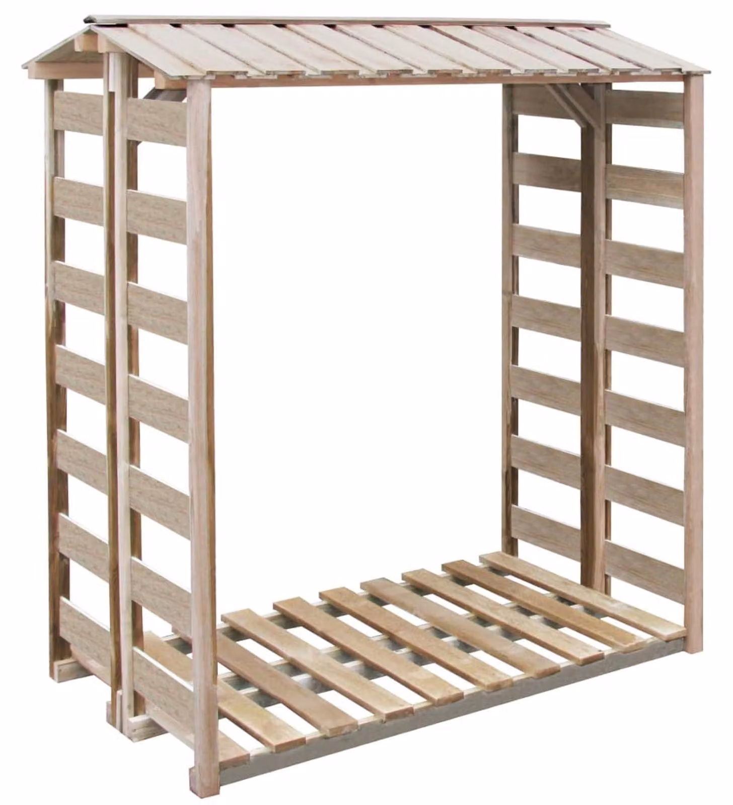 Capanno per attrezzi in legno - 150 x 90 x 176 cm - Legno di pino impregnato
