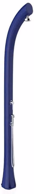 Doccia Solare Jolly Plus Top Line Arkema Design in Alluminio Colore Zaffiro con Miscelatore e Doccetta Mobile da 24 Litri Cv-B540-Tl/5600