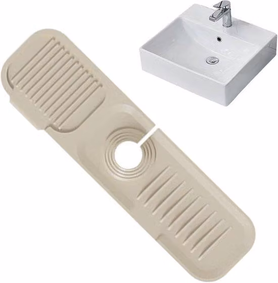 Tappetino flessibile in silicone per lavello da cucina, a scolo rapido, per la casa e il ristorante