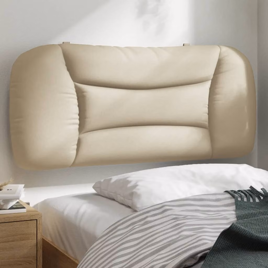 Cuscino Testiera vidaXL Hvar in Tessuto Beige L: 90 cm