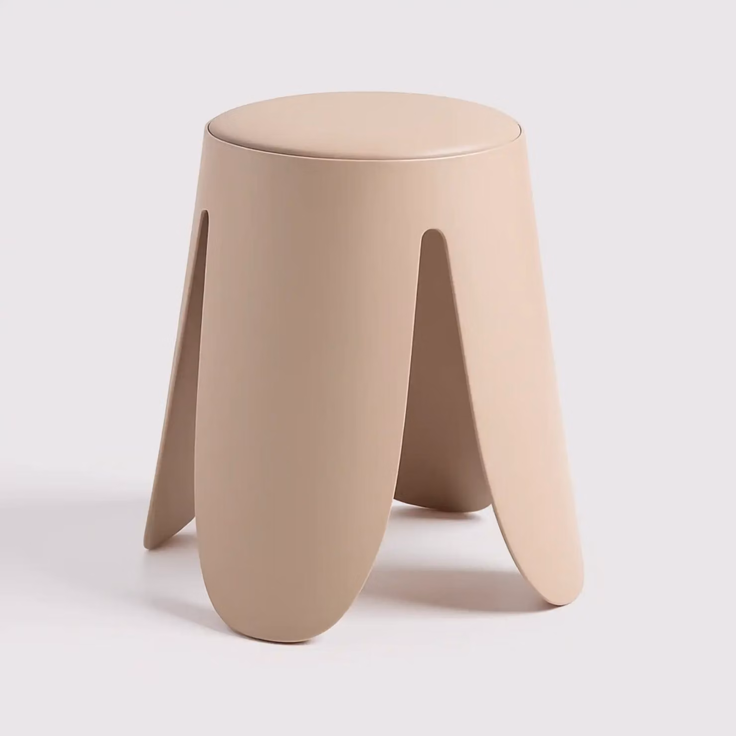 Ambonya - Set 2 sgabelli bassi moderni rosa