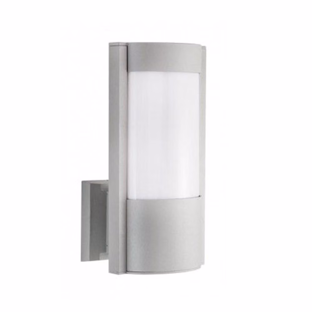 Lampada da parete per esterni 1xE27 argento IP54 SU-MA ELIS TY 0651 AL